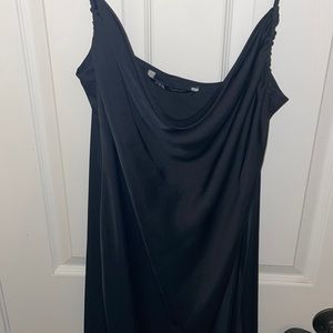 Zara black tank dress. Used size Large